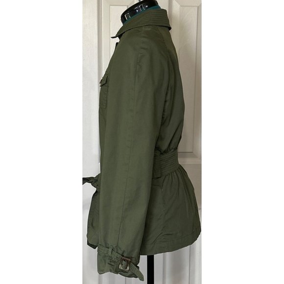 Isaac Mizrahi for Target Single-Breasted Tie Jacket Cotton Blend Women's Size L - Picture 11 of 14